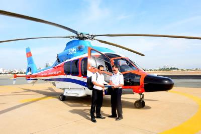 VINAGROUP TRAVEL TIÊN PHONG HỢP TÁC TRIỂN KHAI  “NGẮM THÀNH PHỐ HỒ CHÍ MINH TỪ TRÊN CAO” BẰNG TRỰC THĂNG