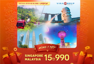 [Tết 2025] (Mùng 2) Tour Singapore - Malaysia