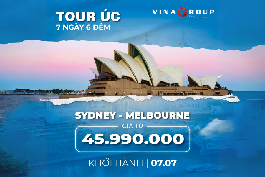 Tour Úc: Hành Trình Khám Phá Sydney - Melbourne